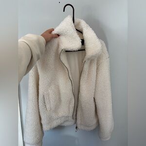 White Furry Jacket